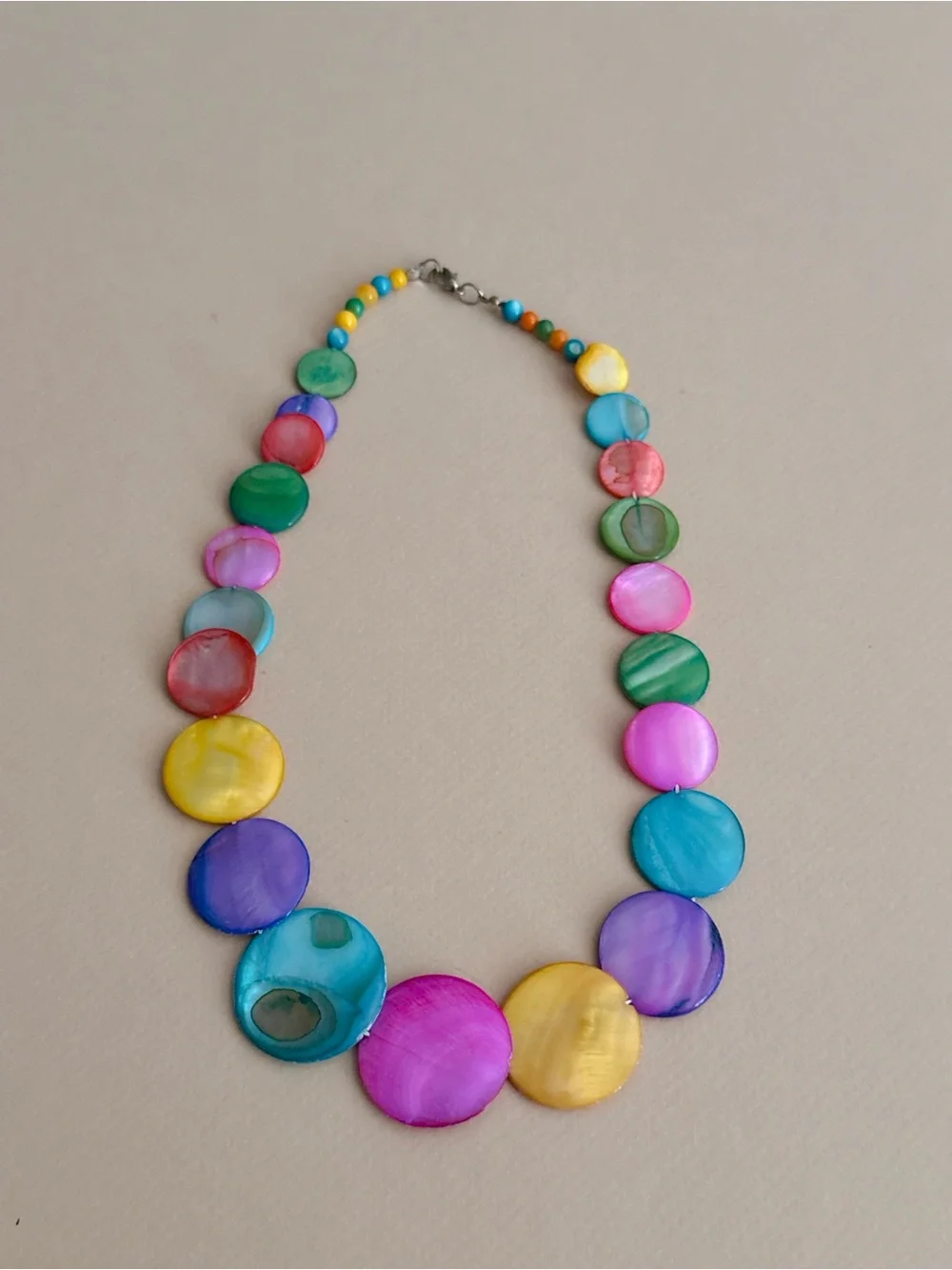 Shell Disc Necklace N2262